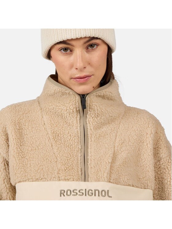Rossignol Rossignol Polar W Alltrack Hz Fleece Beżowy ciemny Relaxed Fit