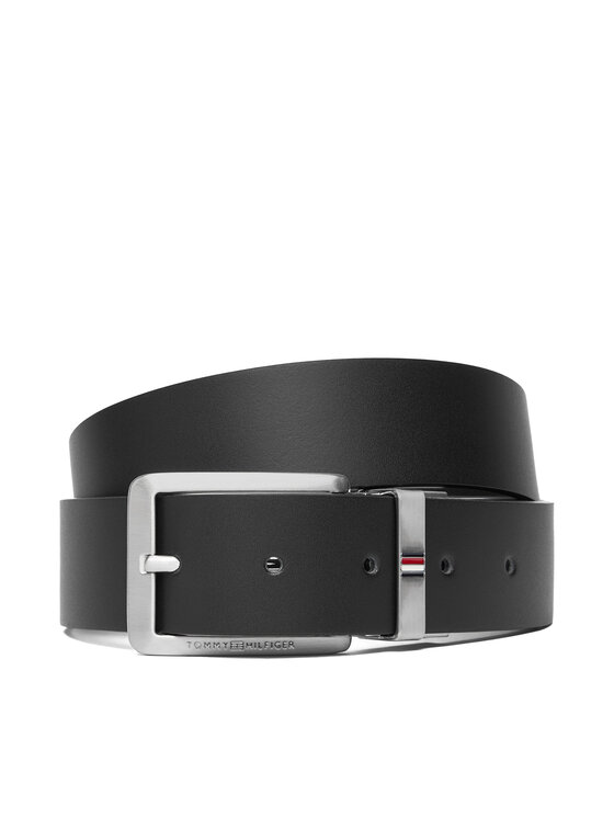 Tommy Hilfiger Tommy Hilfiger Vyriškas Diržas Business Rev Lux Set Gp AM0AM13831 Juoda