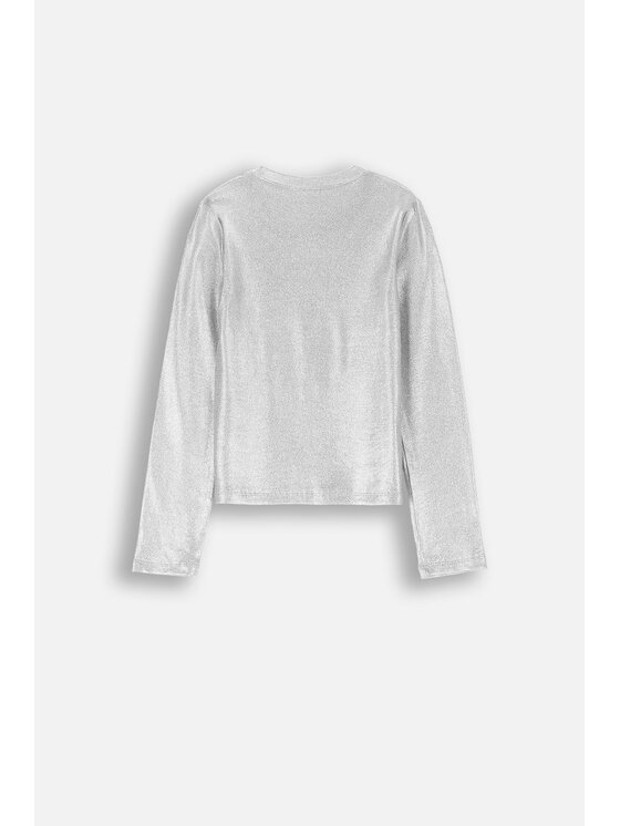 Coccodrillo Coccodrillo Bluzka ZC4143101EPG-024 Srebrny Regular Fit