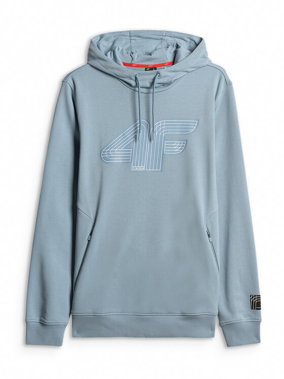 4F 4F Bluza COMMERCIAL 3 Niebieski jasny Regular Fit