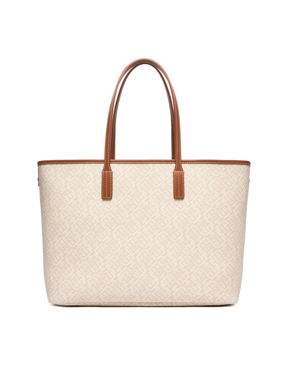 Tommy Hilfiger Tommy Hilfiger Τσάντα Th Monoplay Tote Le AW0AW17416 Μπεζ