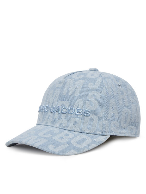 Dziecięca Czapka z daszkiem Marc Jacobs, Błękitna, W60408