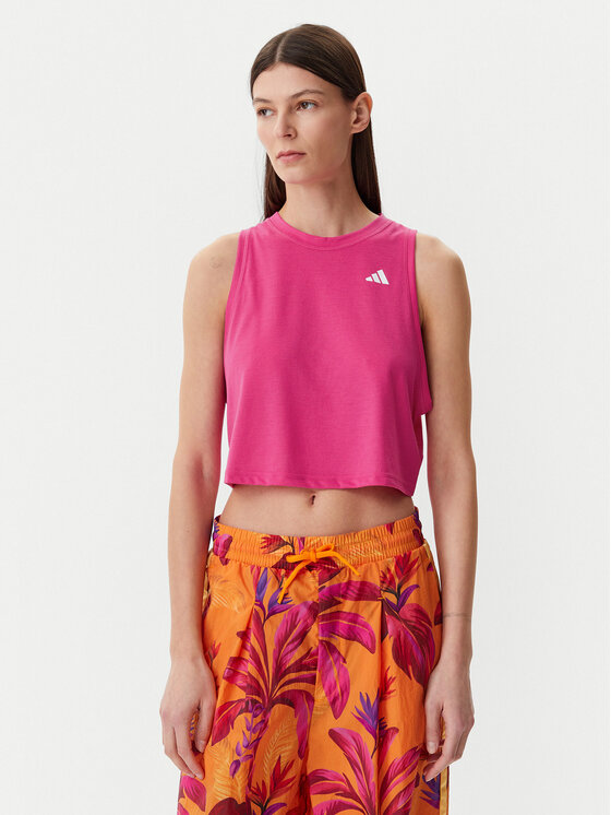 adidas adidas Technikai póló Train Essentials Boxy Workout JL7680 Rózsaszín Regular Fit