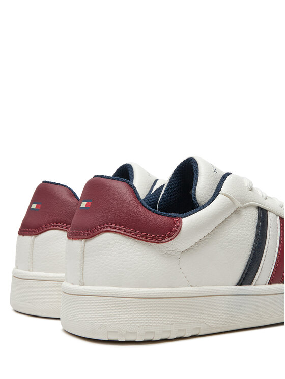 Tommy Hilfiger Tommy Hilfiger Tenisice Stripes Low Cut Lace-Up Sneaker T3X9-33645-1269 Bijela