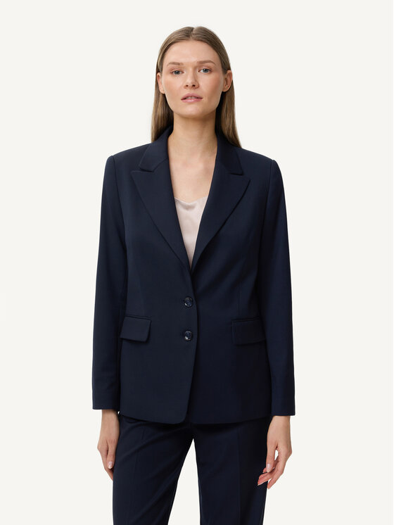 KMX KMX Marynarka 108480012 Granatowy Fitted Fit