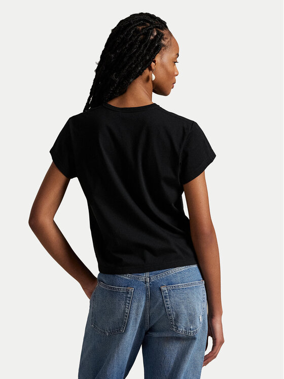 Polo Ralph Lauren Polo Ralph Lauren T-shirt 211967102002 Crna Classic Fit