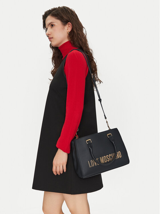 LOVE MOSCHINO LOVE MOSCHINO Ročna torba JC4022PP1MKD0000 Črna