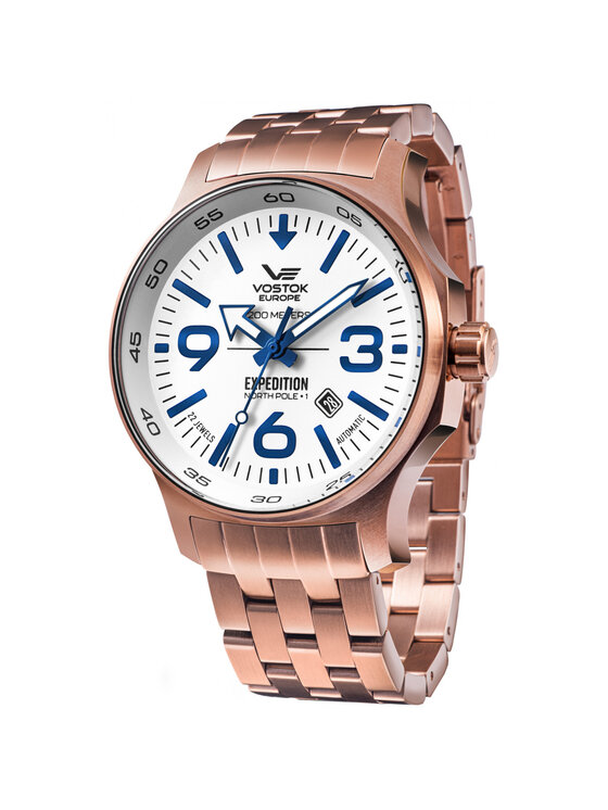 Vostok Europe Vostok Europe Zegarek YN55-595B641B Różowe złoto