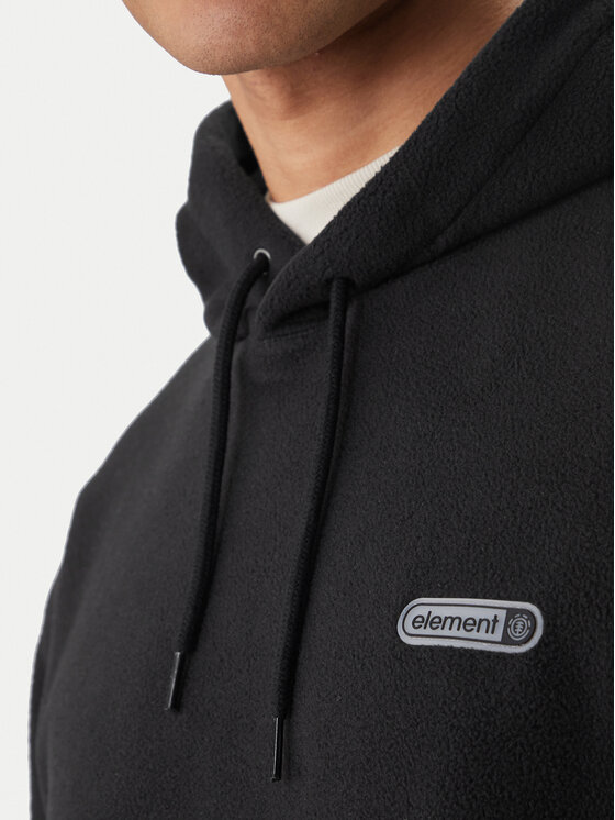 Element Element Bluza Capsule Rain Polar Po ELYFT00203 Czarny Relaxed Fit