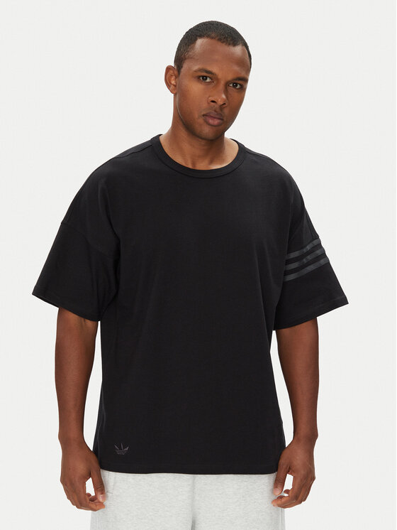 adidas adidas T-shirt Neuclassics HZ3700 Crna Oversize