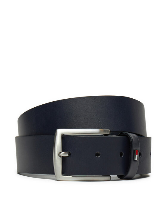 Tommy Hilfiger Pánsky opasok AM0AM13011 Tmavomodrá
