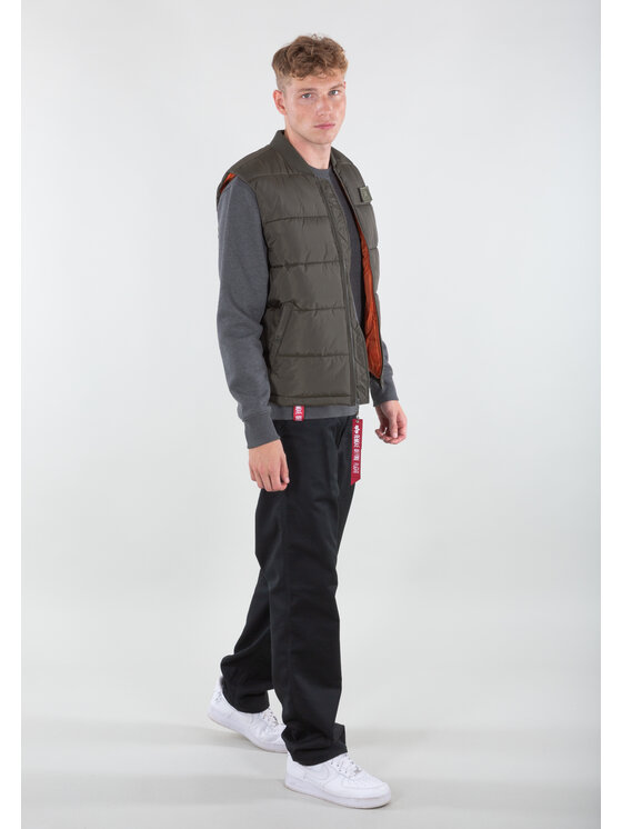 Alpha Industries Alpha Industries Vesta Puffer Vest Zelená Regular Fit