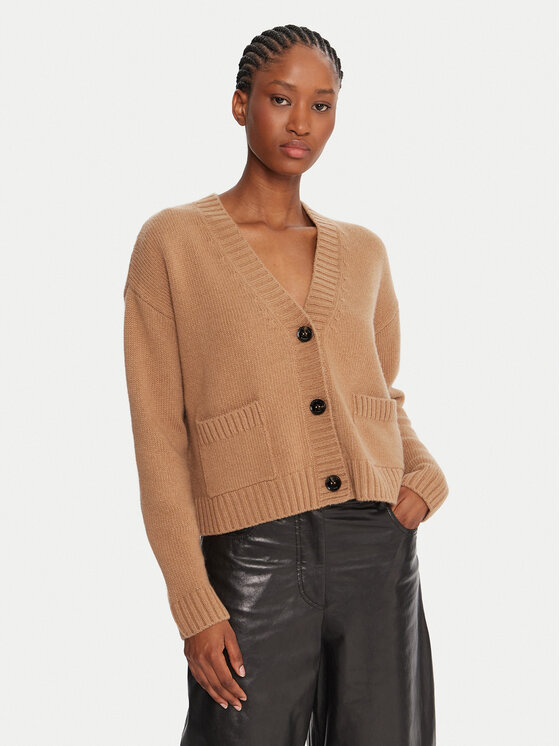 Weekend Max Mara Weekend Max Mara Strickjacke Filmato 2525346062 Beige Regular Fit