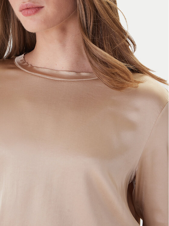 ViCOLO ViCOLO Blusa TF0244 Beige Regular Fit
