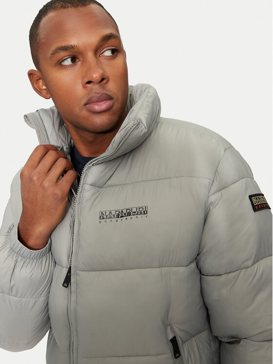 Napapijri Napapijri Зимно яке A-Suomi NP0A4GJF Сив Regular Fit