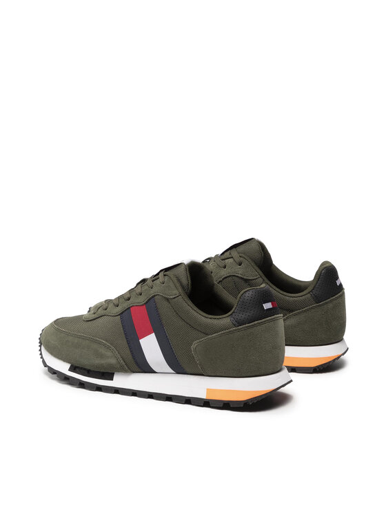 Tommy Jeans Laisvalaikio batai Retro Tjm Mix Pop Runner EM0EM00725 Žalia •  Modivo.lt