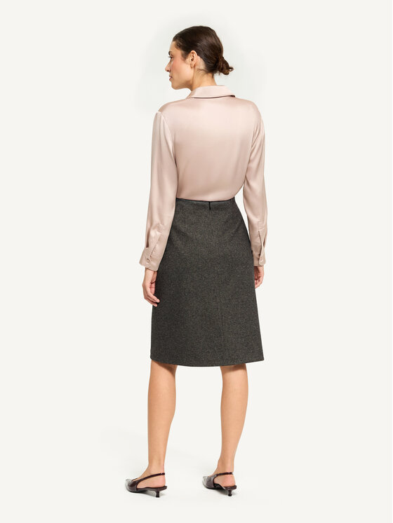 KMX KMX Spódnica midi 116090005 Brązowy Straight Fit