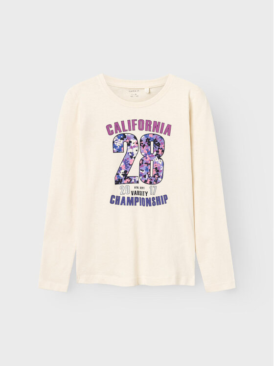 NAME IT NAME IT Bluse 13219955 Écru Regular Fit