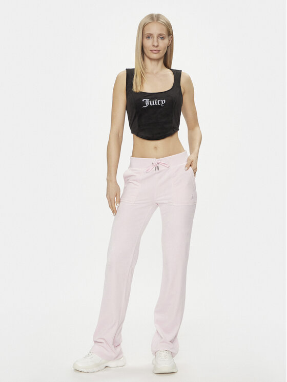 Juicy Couture Top Camina JCWCT23305 Czarny Slim Fit | Modivo.pl