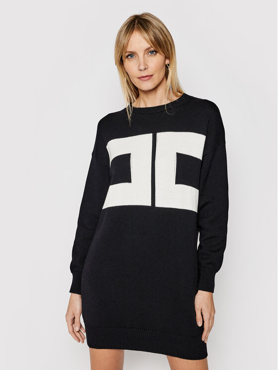 Vestito di maglia AM-95T-11E2-V300 Nero Regular