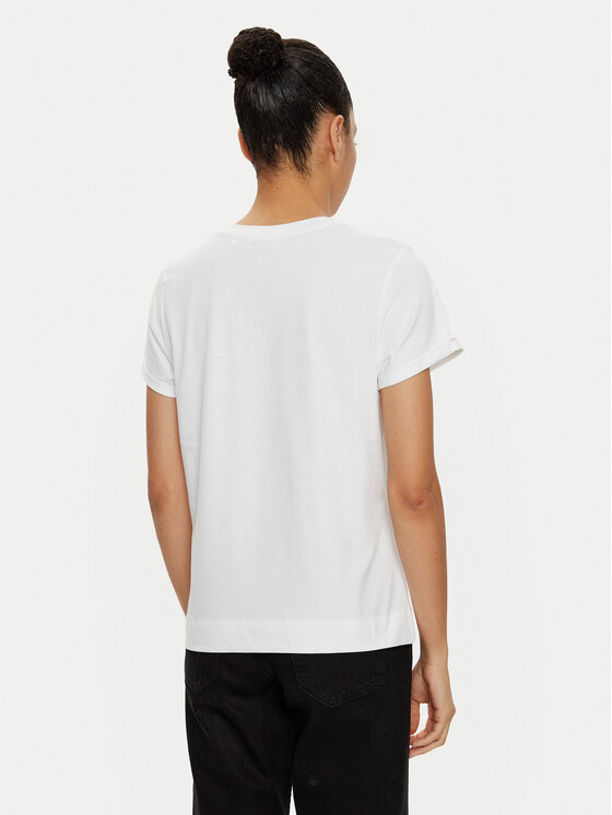 U.S. Polo Assn. U.S. Polo Assn. T-krekls WUP0634 Balts Regular Fit