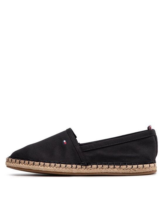 Tommy Hilfiger Tommy Hilfiger Espadrilles Basic Flat FW0FW06497 Schwarz