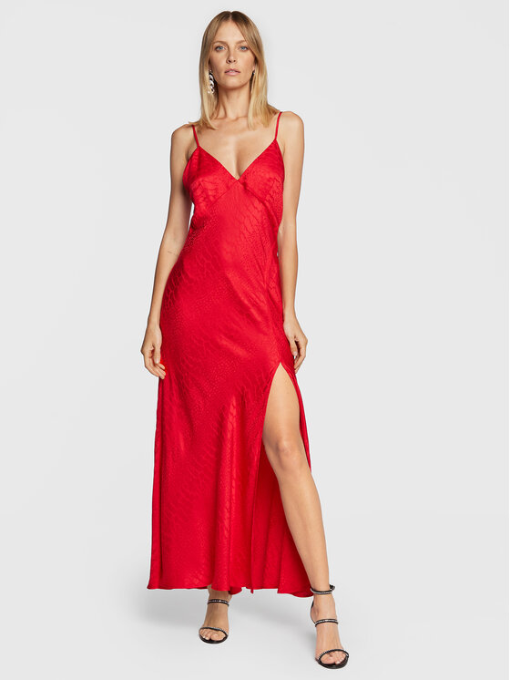 TWINSET TWINSET Sukienka wieczorowa 222TT2124 Czerwony Regular Fit