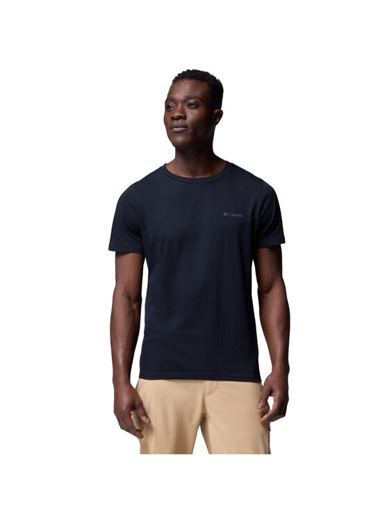Columbia Columbia T-shirt Columbia Rapid Ridge Back Graphic Tee II Nero Regular Fit