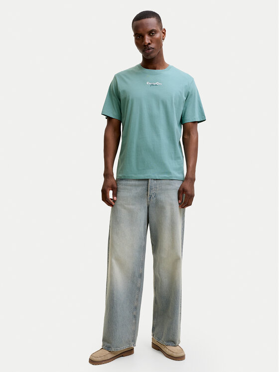 Jack & Jones Jack & Jones Tricou City Photoprint 12288353 Verde Regular Fit