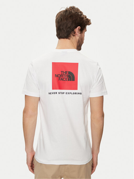 The North Face The North Face T-Shirt Redbox NF0A87NP Bílá Regular Fit