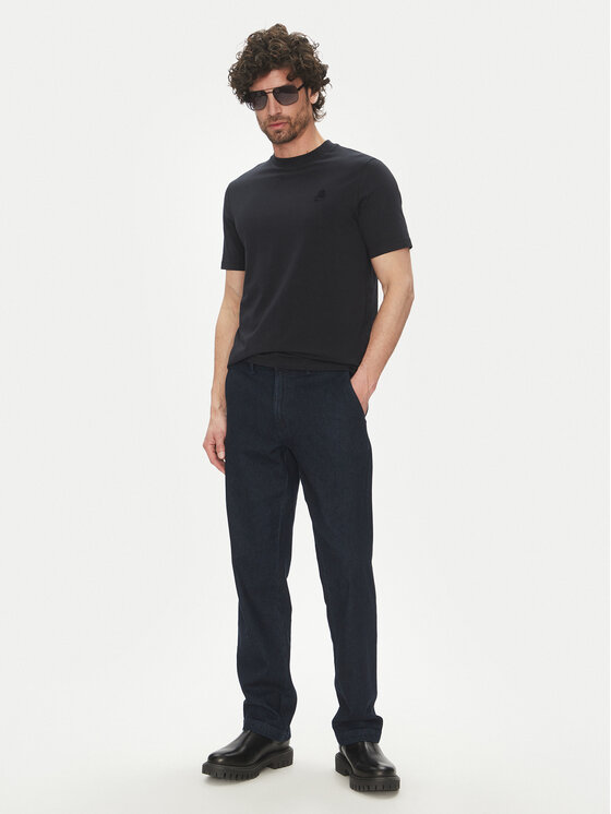 KARL LAGERFELD KARL LAGERFELD Tričko 755750 552221 Tmavomodrá Regular Fit
