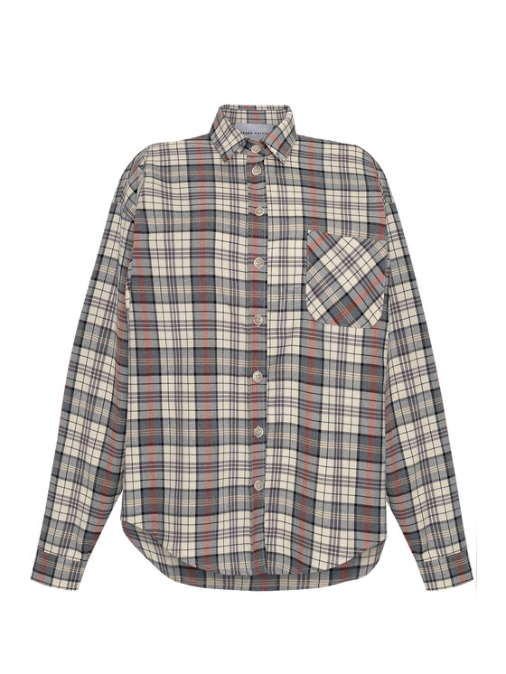 Magda Matyja Magda Matyja Koszula OREGON SHIRT Beżowy Oversize