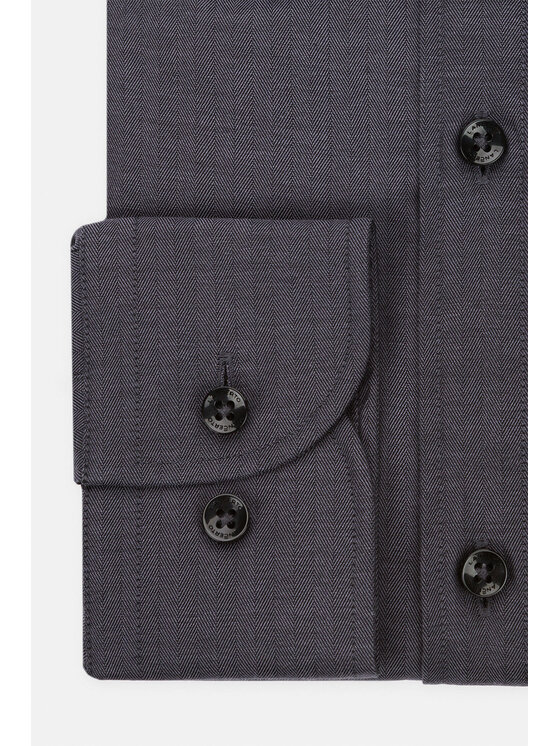 Lancerto Lancerto Koszula April KO073222000032 Szary Slim Fit