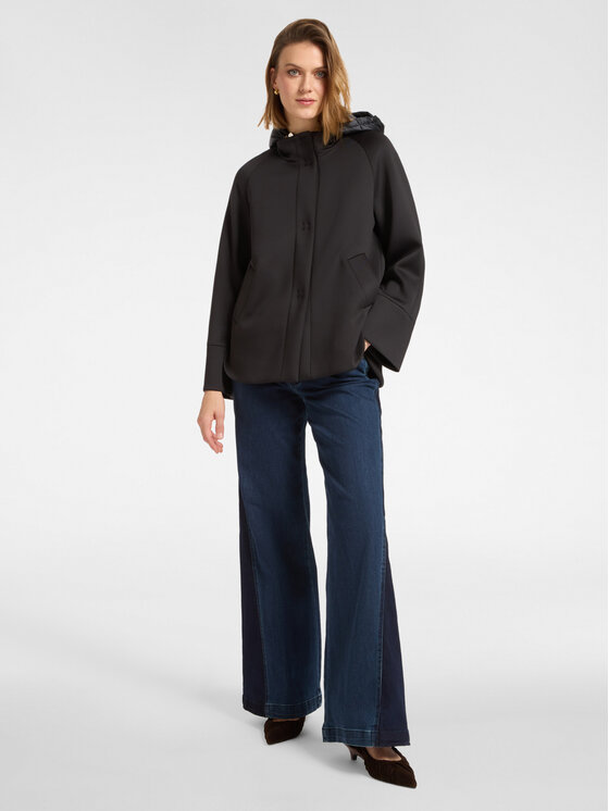 Elena Mirò Elena Mirò Cappotto F046Z000018N033 Nero A-Line Fit