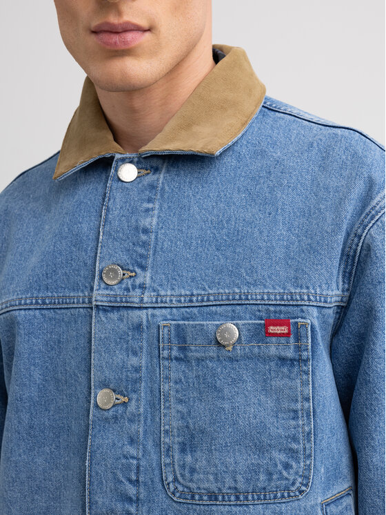 BIG STAR BIG STAR Kurtka jeansowa NOLAN Niebieski Basic Fit