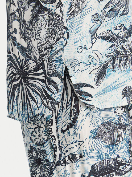Just Cavalli Just Cavalli Top 78PAH640 Albastru Regular Fit
