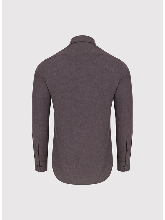 Pako Lorente Pako Lorente Koszula P26WP-1X-019 Brązowy Slim Fit