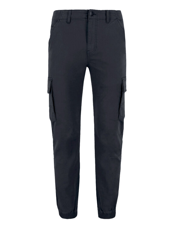 Volcano Volcano Spodnie cargo R-ALPIN Granatowy Regular Fit