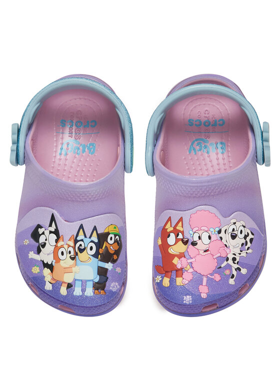 Crocs Crocs Klapki Bluey Multi Pink Cls Clg T 212370 Kolorowy