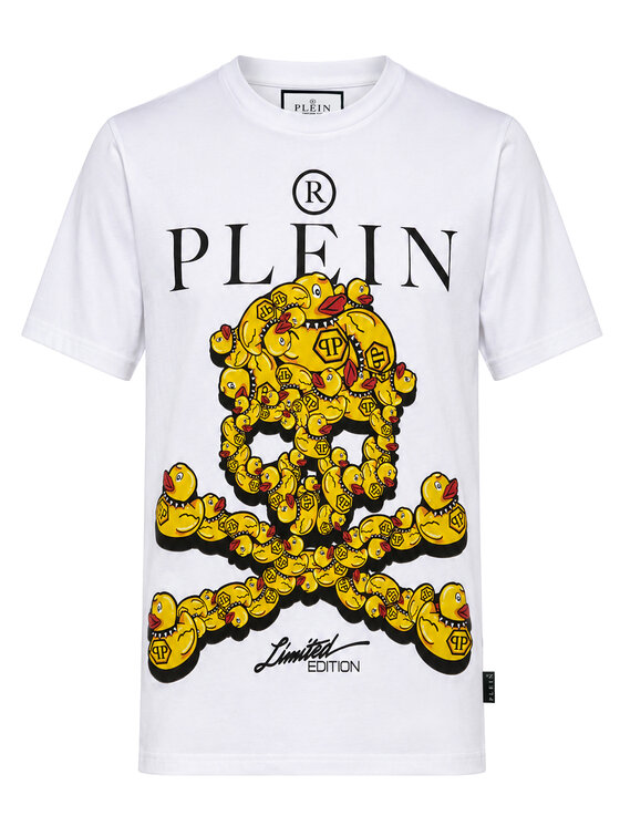 PHILIPP PLEIN PHILIPP PLEIN T-Shirt 31627 Biały Regular Fit