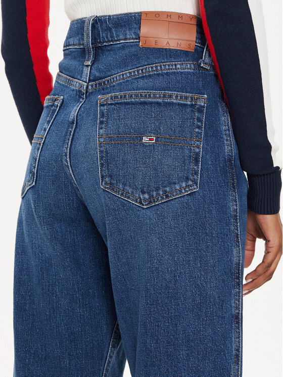 Tommy Jeans Tommy Jeans Džinsai Betsy DW0DW19251 Mėlyna Straight Fit