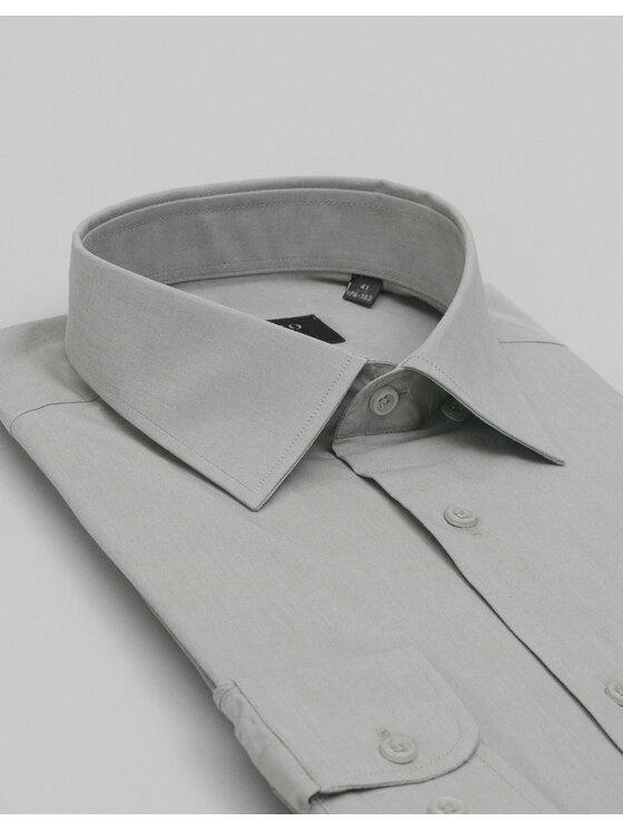 Borgio Borgio Koszula Ascoli_00677 Zielony Slim Fit