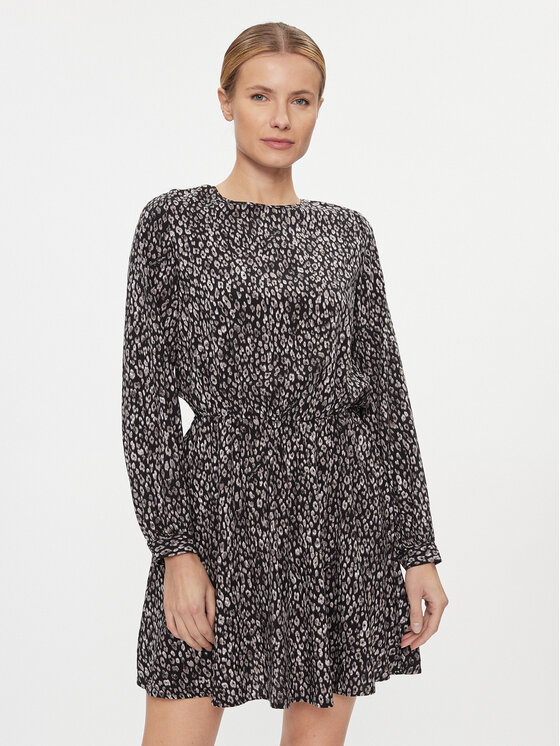 Pepe Jeans Každodenné šaty Azalea PL953445 Čierna Regular Fit
