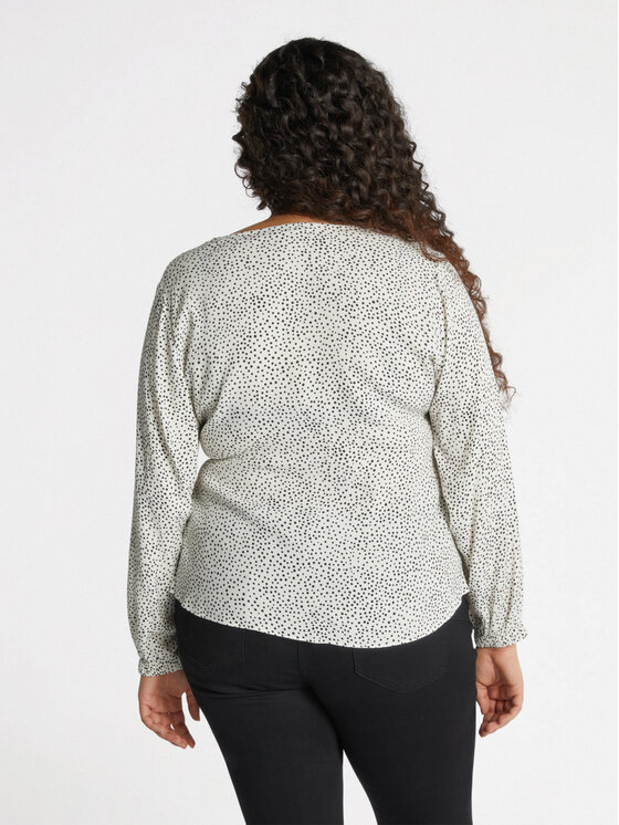 Fiorella Rubino Fiorella Rubino Blusa 2743T002231N0Z3 Bianco Baggy Fit