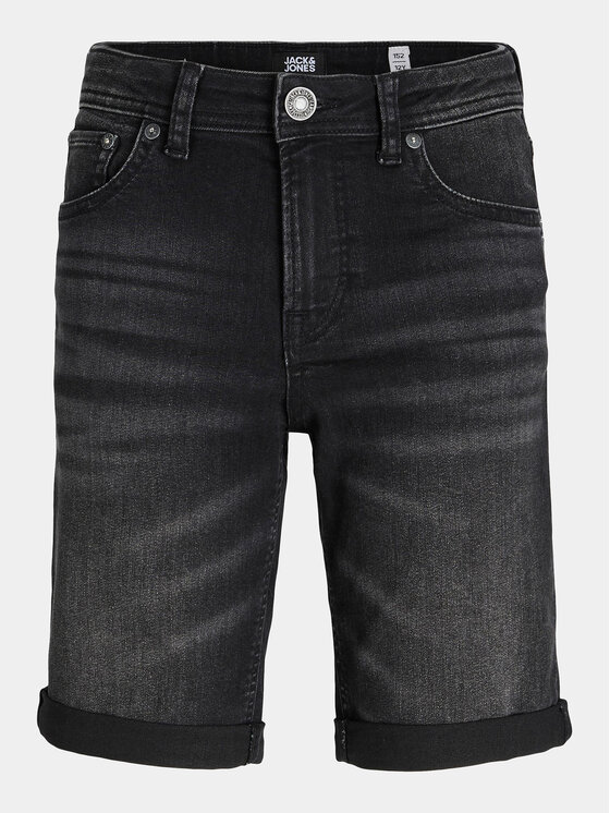 Jack&Jones Jack&Jones Džínové šortky Rick 12257394 Černá Regular Fit