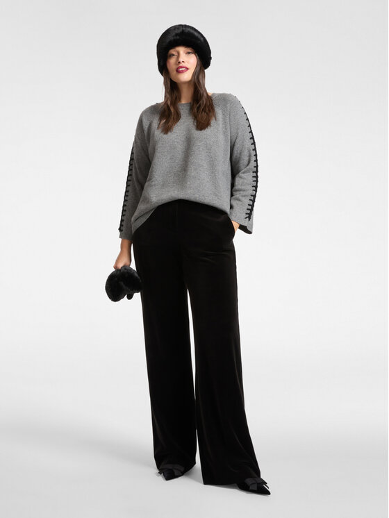 Elena Mirò Elena Mirò Maglione M434Z000562N013 Grigio Regular Fit