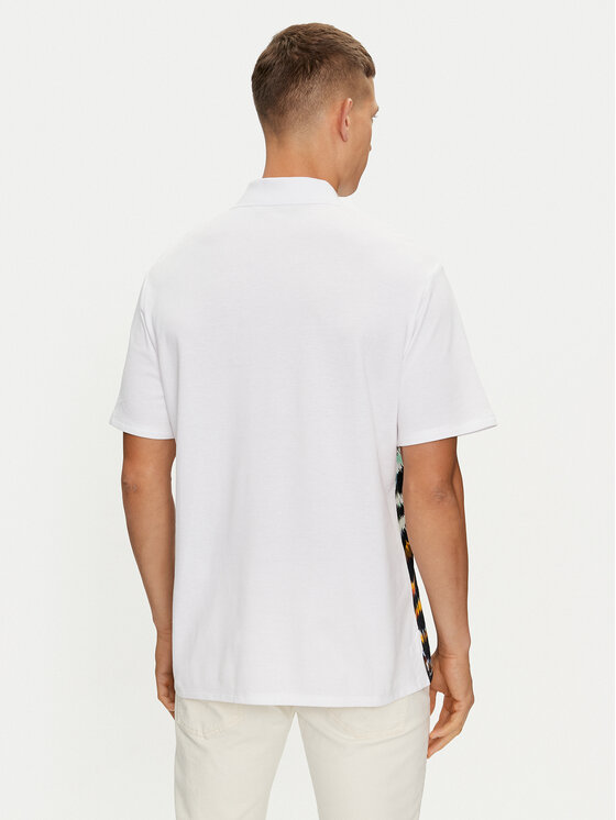 Just Cavalli Just Cavalli Polokošile 76OAG6R1 Bílá Regular Fit