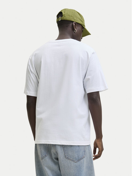 Jack & Jones Jack & Jones Тишърт Earchive 12287990 Бял Regular Fit