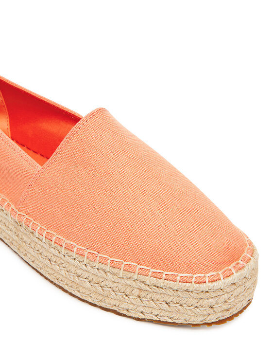 Calvin Klein Jeans Calvin Klein Jeans Espadryle Platform Espadrille Ml Cs YW0YW01871 Pomarańczowy