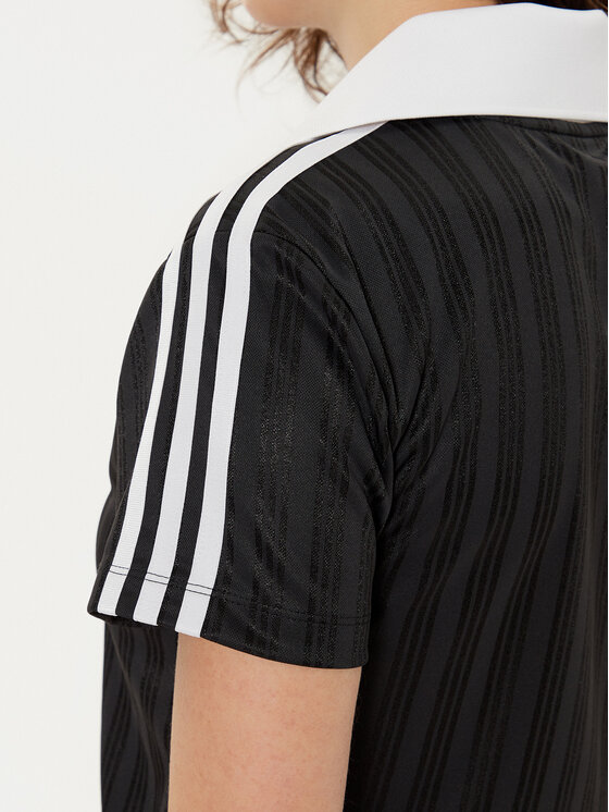 adidas adidas T-shirt adicolor Football Jacquard JD2606 Nero Slim Fit